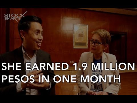 SHE EARNED 1.9 MILLION PESOS IN ONE MONTH